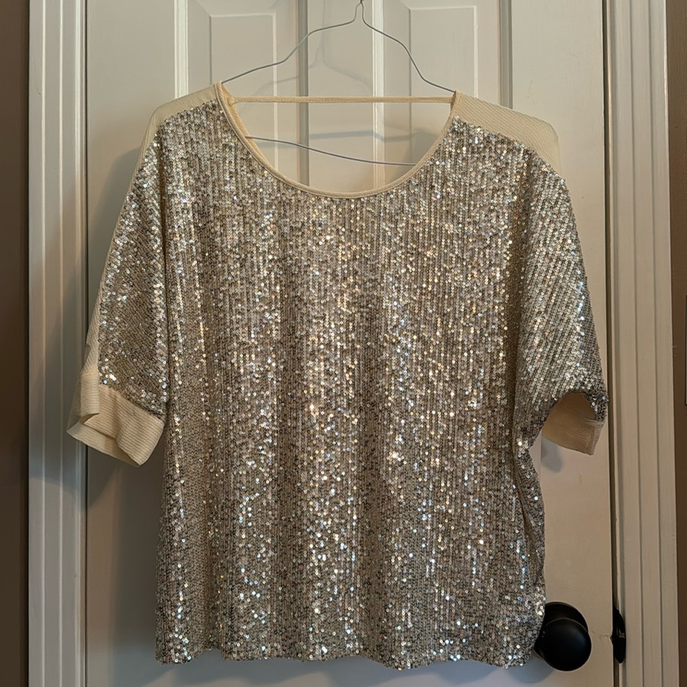 The Pants Store Sparkly Top NWT